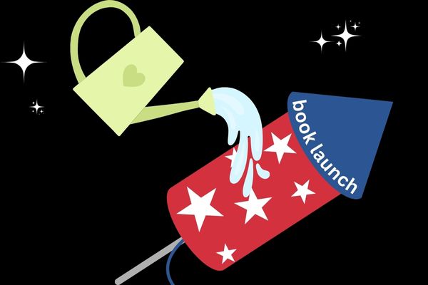 My interpretation of a damp squib to show the perils of pointless book launch