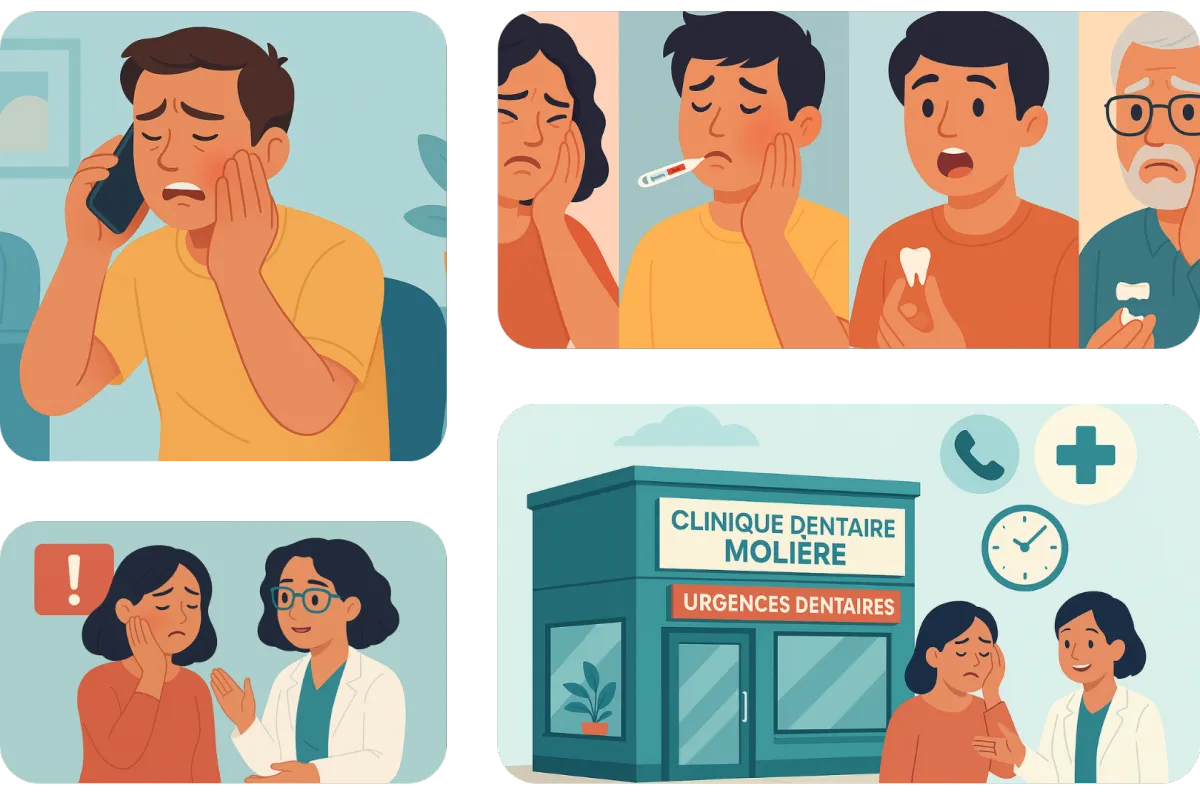 Urgences dentaires à Forest (Bruxelles) : quand faut-il consulter en urgence ?