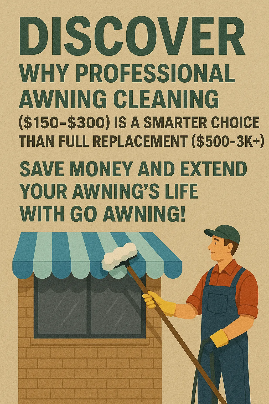 The Shocking Cost of Replacing an Awning vs. Professional Cleaning