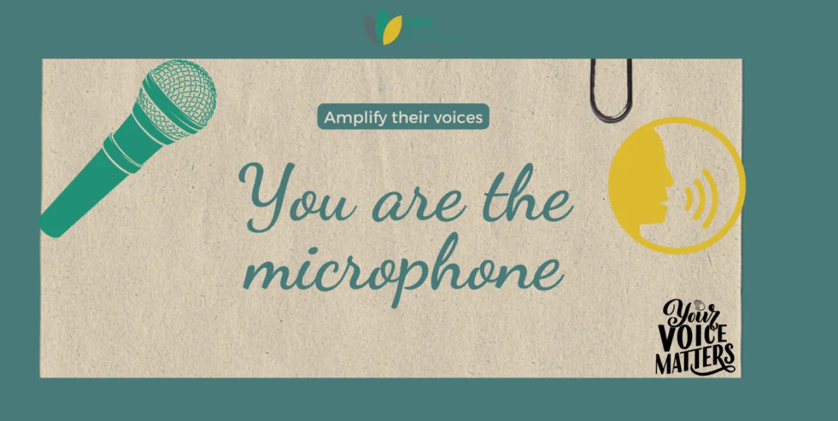 You are the microphone 