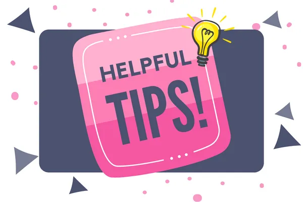 Post it Helpful tips