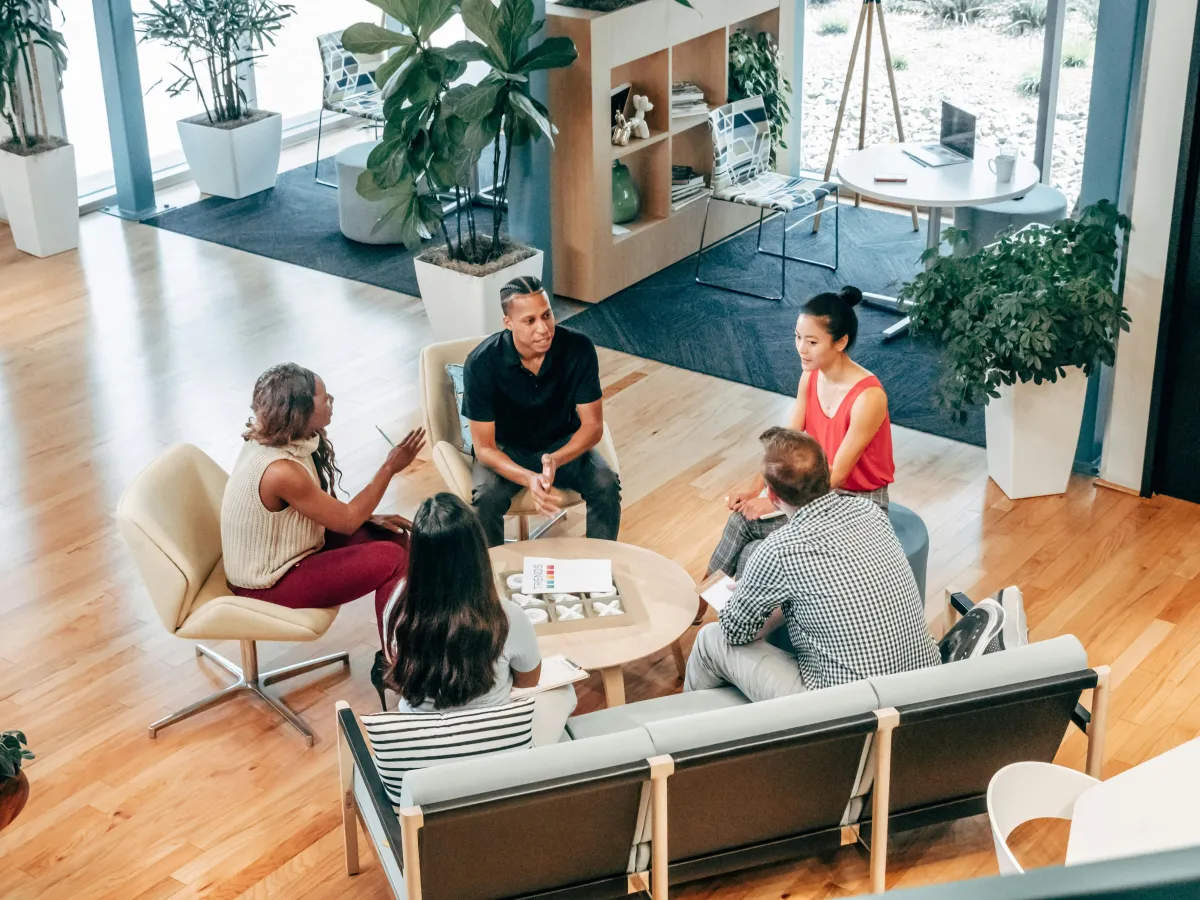 People in meeting