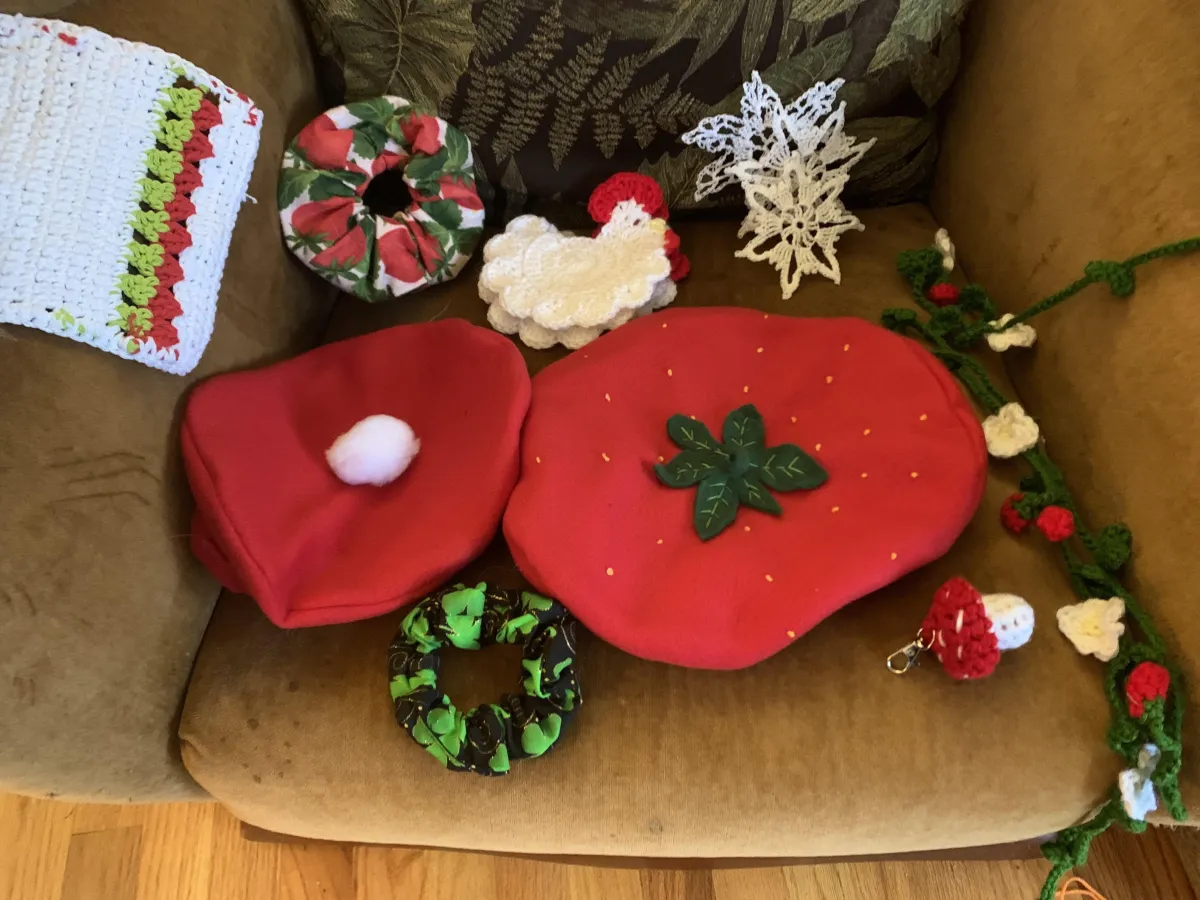 Lots of hand crafted items
