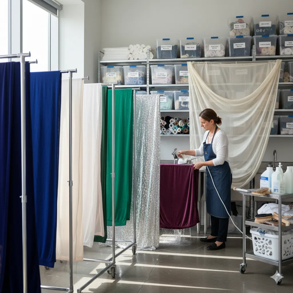 How to Wash, Maintain, and Refresh Used Draping Fabric