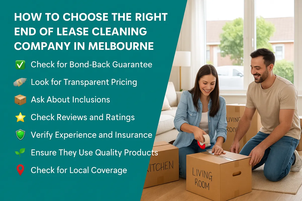 How to Choose the Best End of Lease Cleaning Company in Melbourne