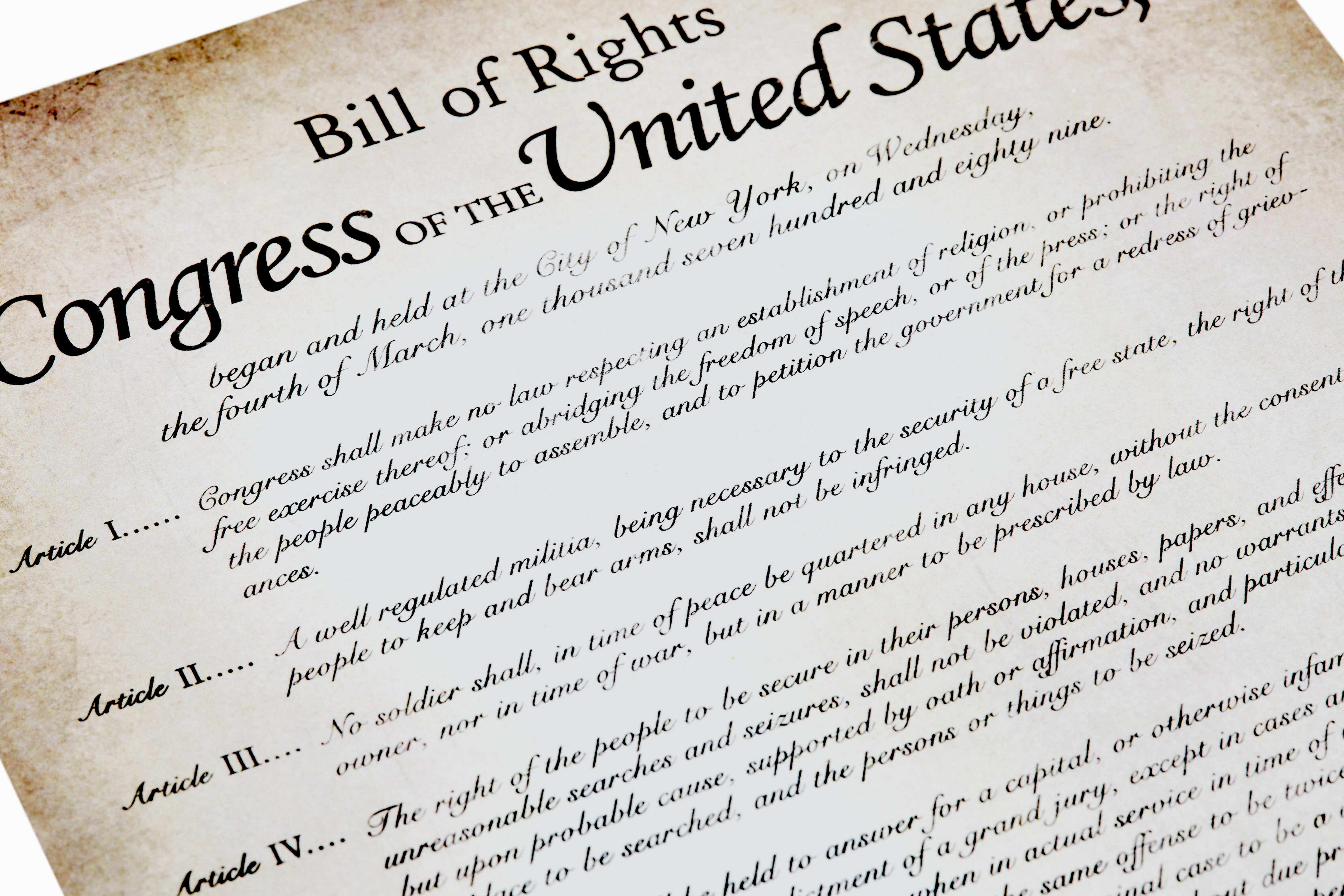 bill of rights