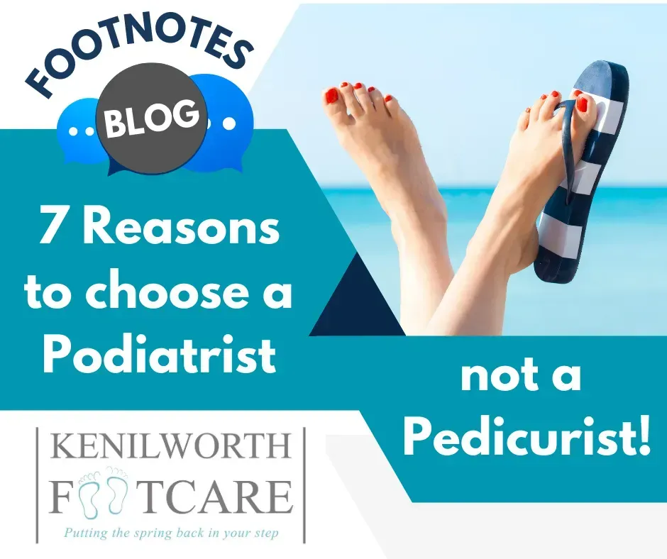 Why you should choose a Podiatrist, not a Pedicurist, this summer.
