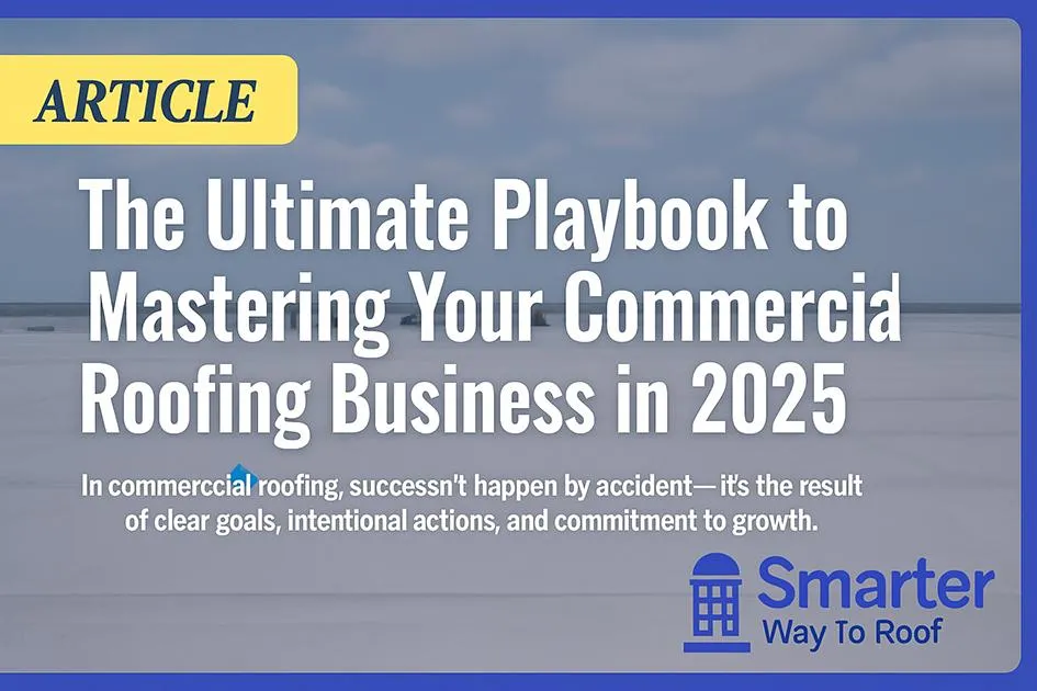 The Ultimate Playbook to Mastering Your Commercial Roofing Business in 2025