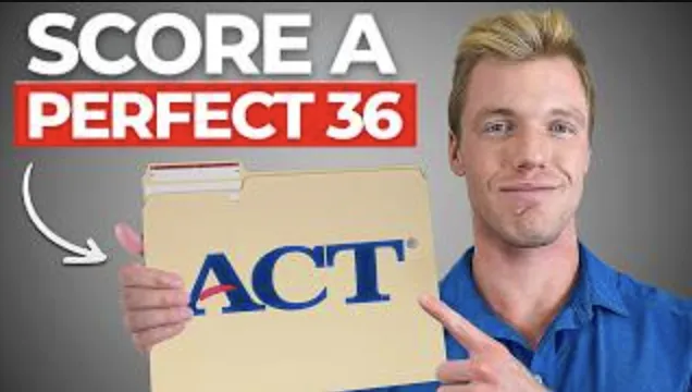image of 36 score on the ACT