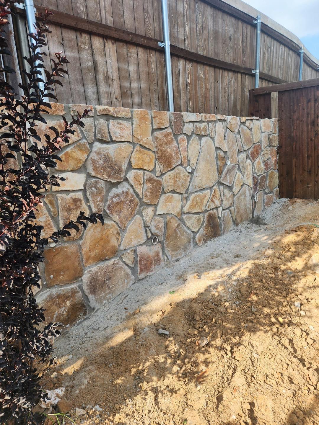retaining wall build fort worth w7 llc