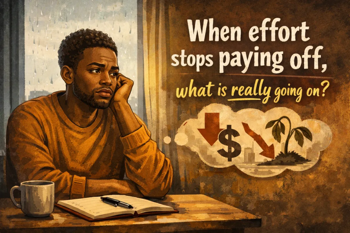 When Effort Stops Paying Off...