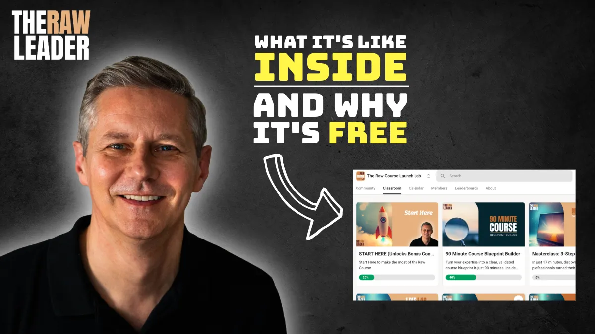 What it's Really Like Inside My 90-Minute Course Blueprint Builder (and Why I Made it Free)