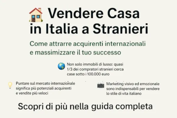 Vendere casa a stranieri