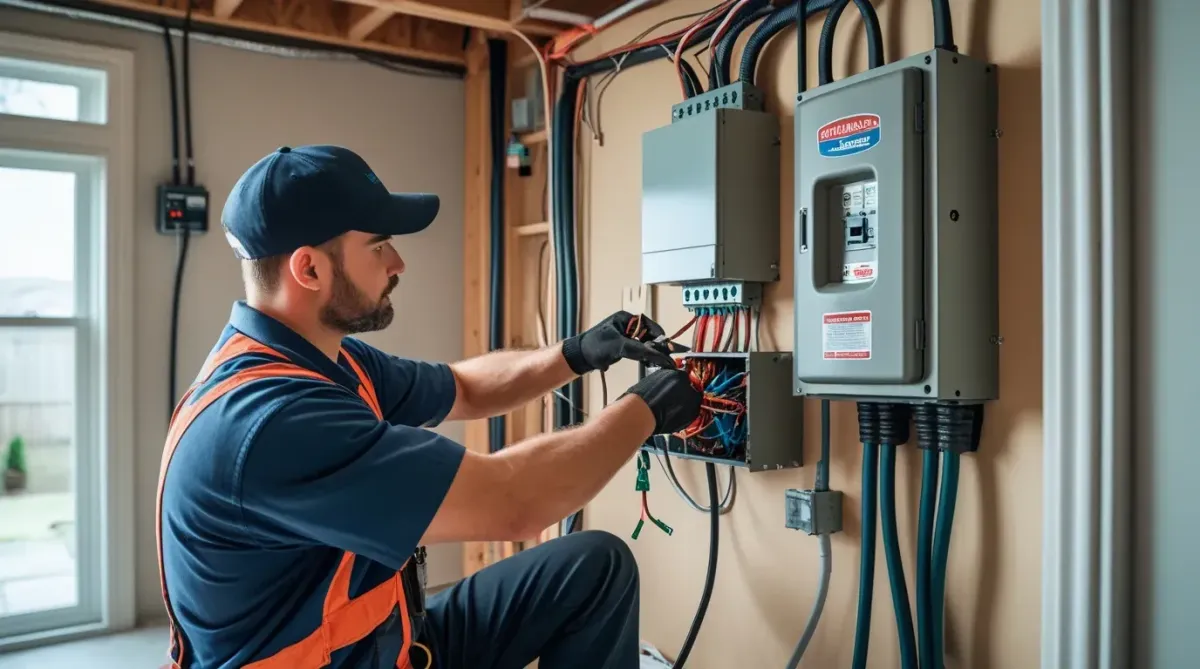 generator transfer switch installation