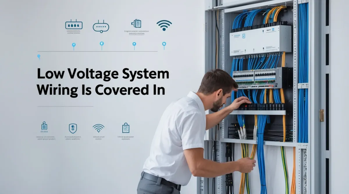 How Low Voltage System Wiring Is Covered In Homes