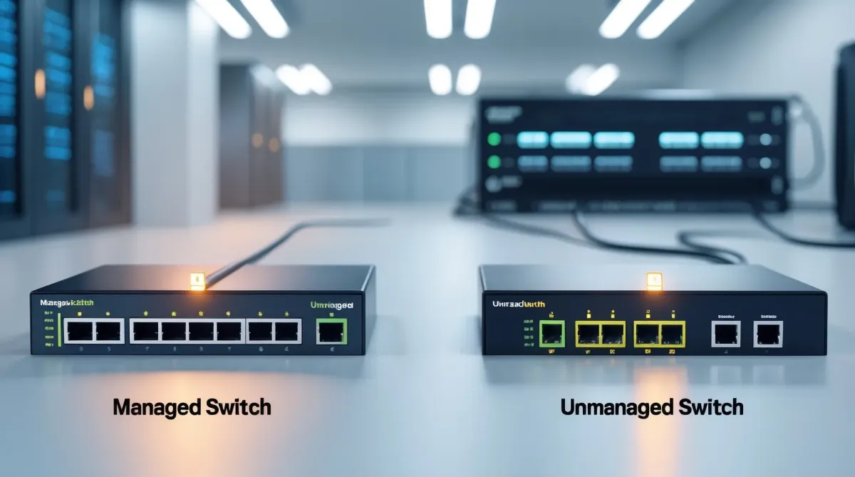 Managed Switch vs Unmanaged: Key Differences Explained