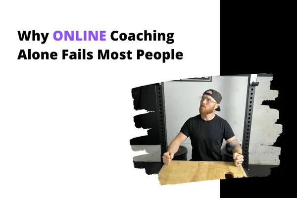 Why Online Coaching Alone Fails Most People (And What To Do Instead)