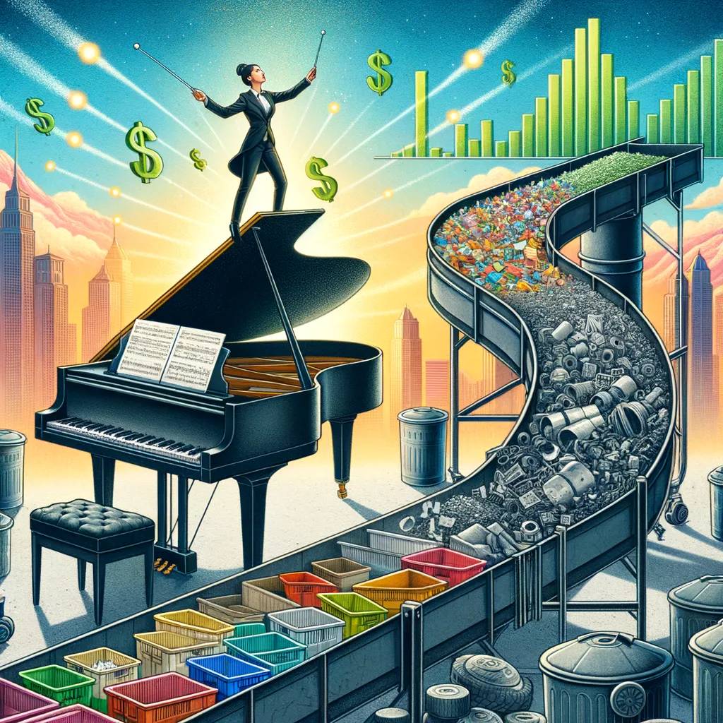 How Savvy Waste Moguls Use 'Piano Tuning' Secrets to Orchestrate Million-Dollar Profits in the Garbage Game