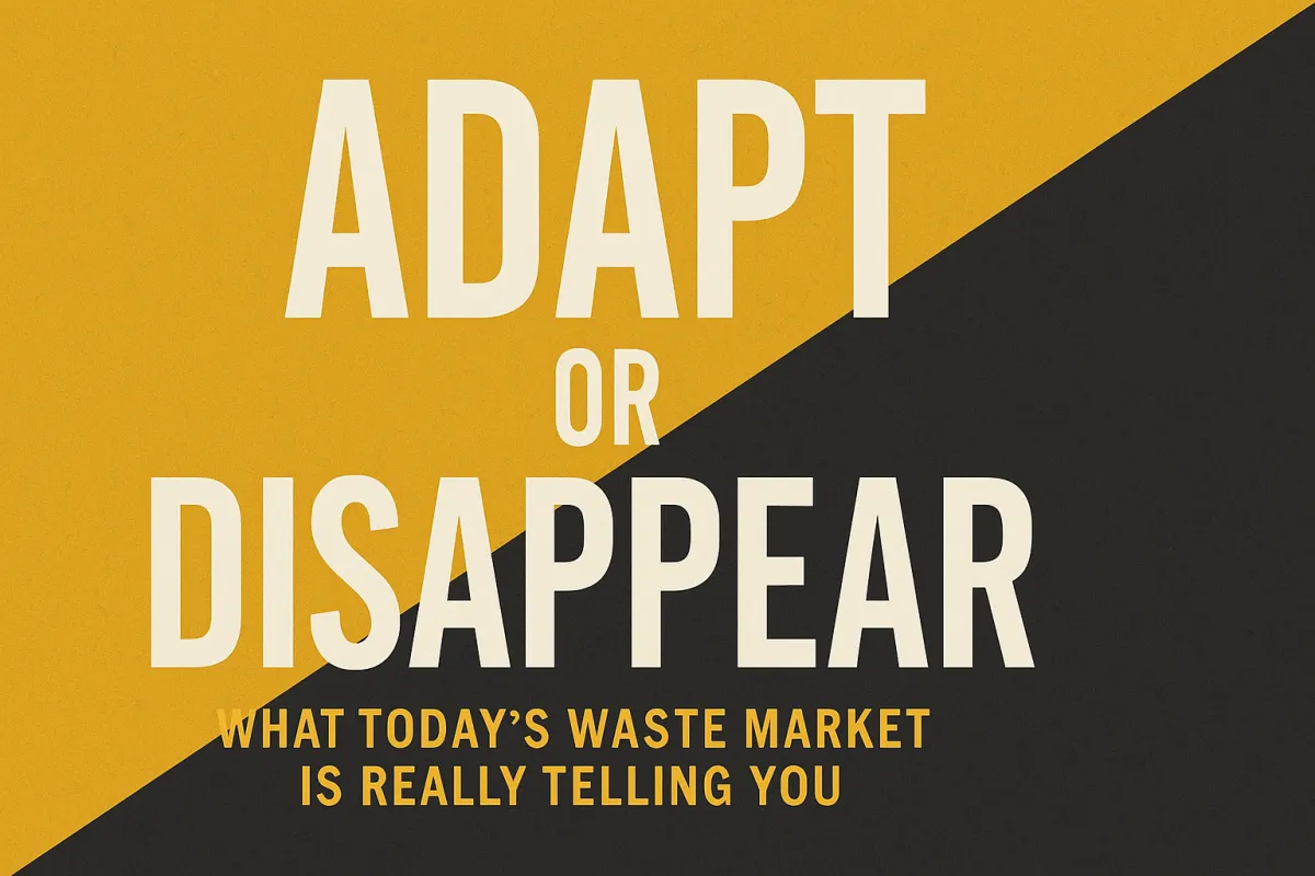 Adapt or Disappear: What Today’s Waste Market Is Really Telling You