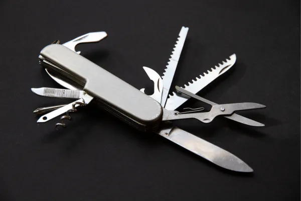 Tu t’es réincarné(e) en couteau suisse…