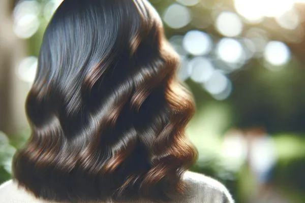 Professional hairstylist recommending hair care products to a client in a salon, highlighting the importance of expert advice for personalized hair care solutions.