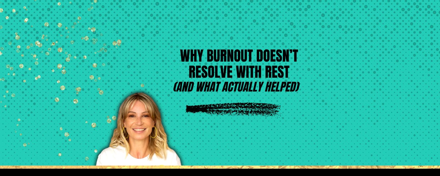 Why Burnout Doesn’t Resolve With Rest (and What Actually Helps)