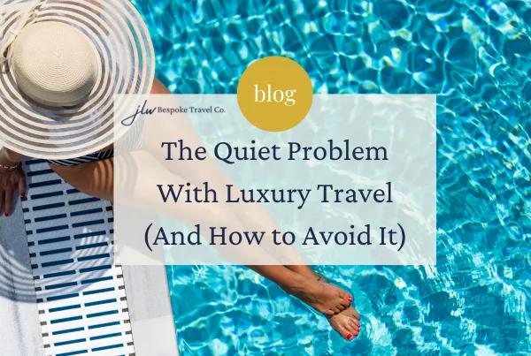 The Quiet Problem With Luxury Travel (And How to Avoid It) - Woman in pool