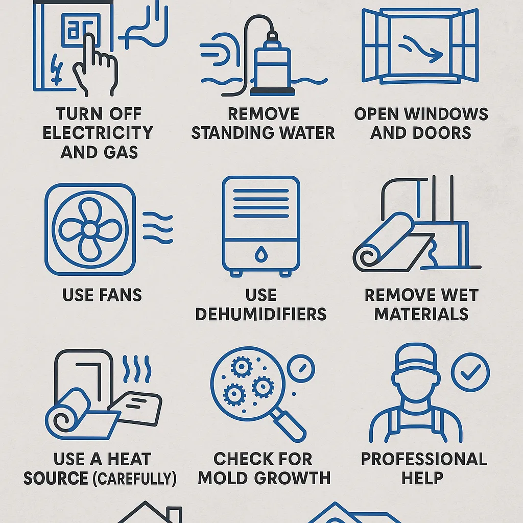 The Best Ways to Dry Out a Water-Damaged Property