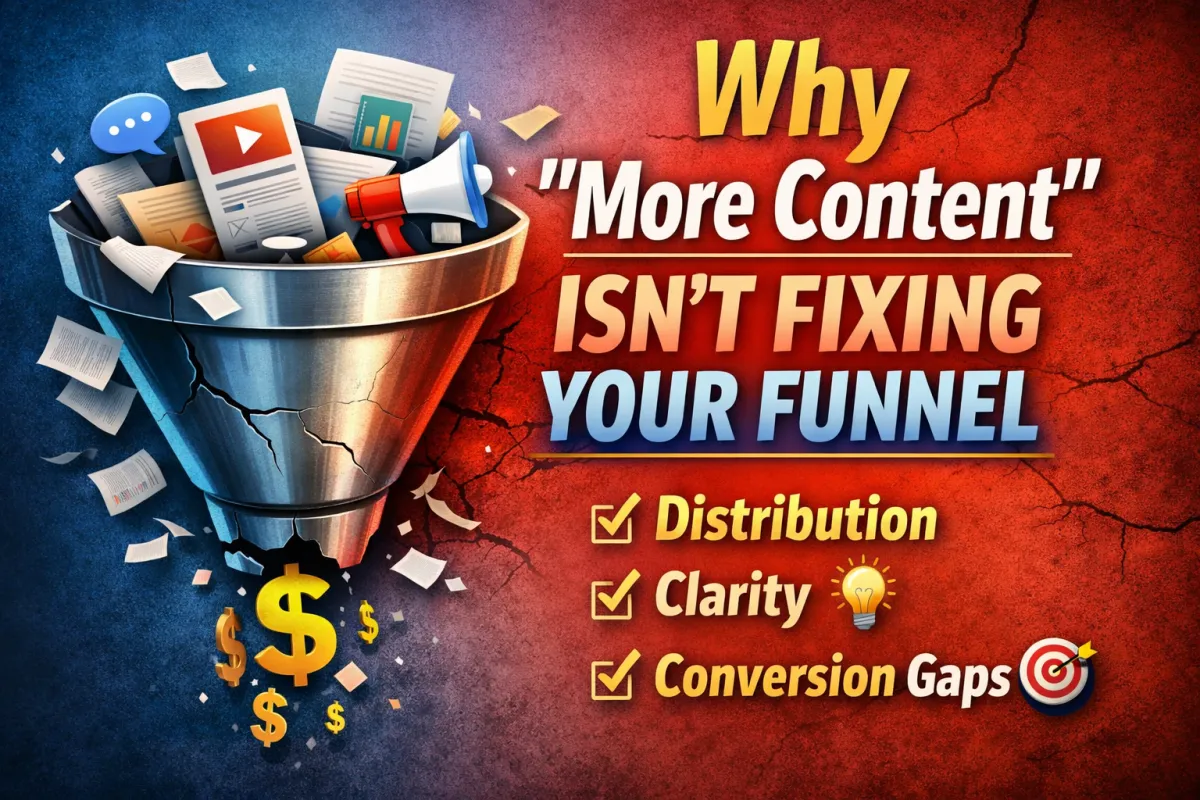 Why "More Content" Isn't Fixing Your Funnel