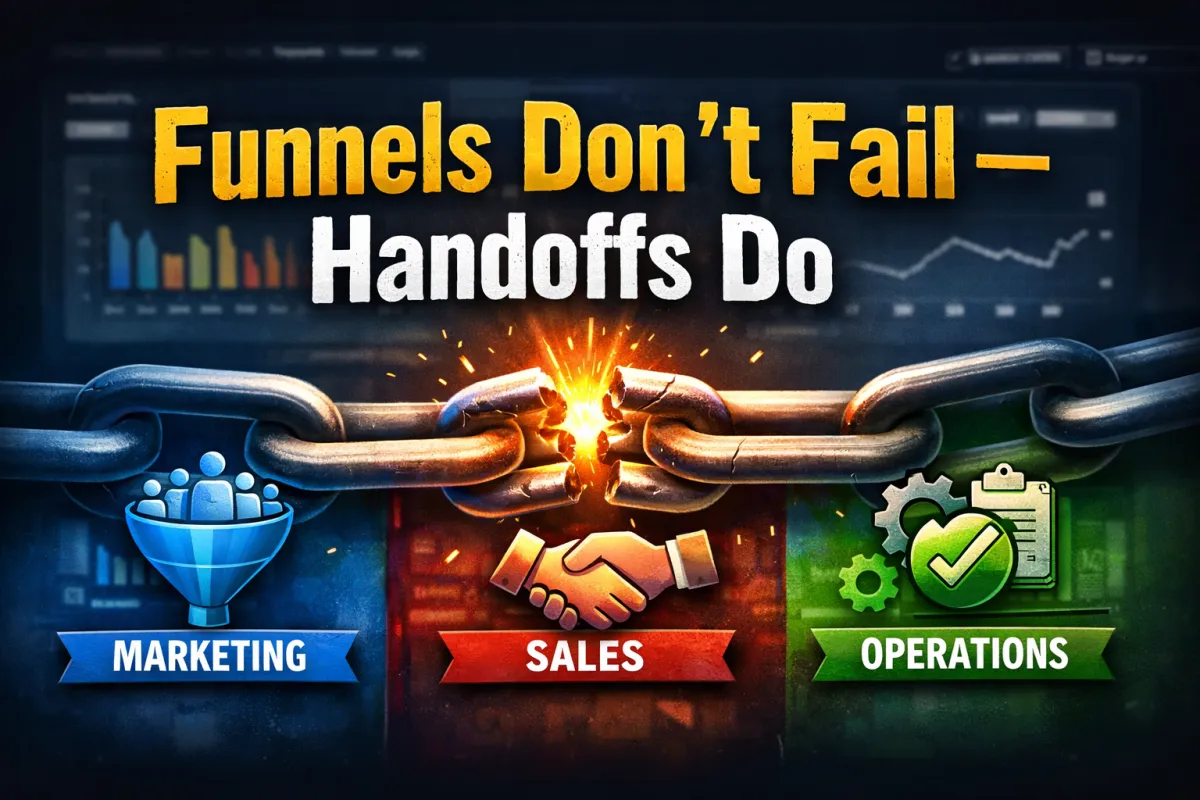 Funnels Don't Fail - Handoffs Do