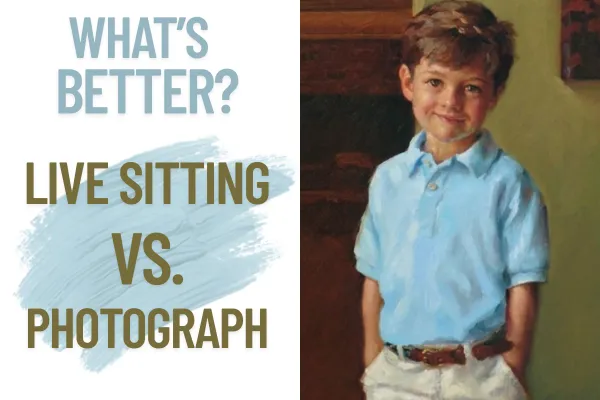 Live Sitting vs. Photograph: What’s Best When Commissioning a Portrait?