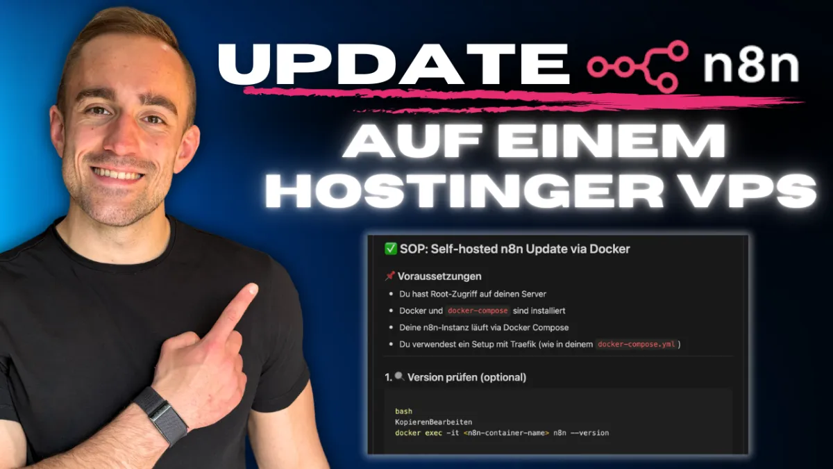 N8N Server Aktualisierung einfach gemacht