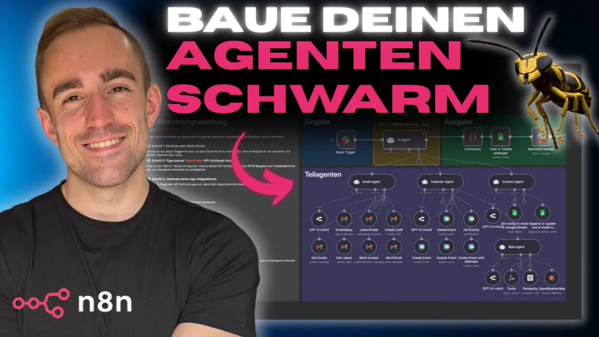 Wie ich mit n8n und KI-Agenten fast jede Aufgabe automatisiere – ohne Programmierkenntnisse