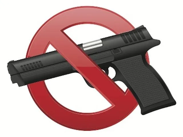 A no gun allowed symbol