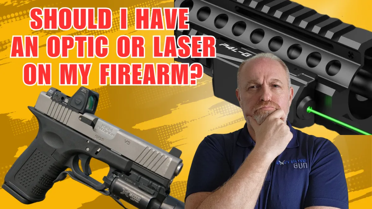 joe yagar pistol with optic rifle with laser