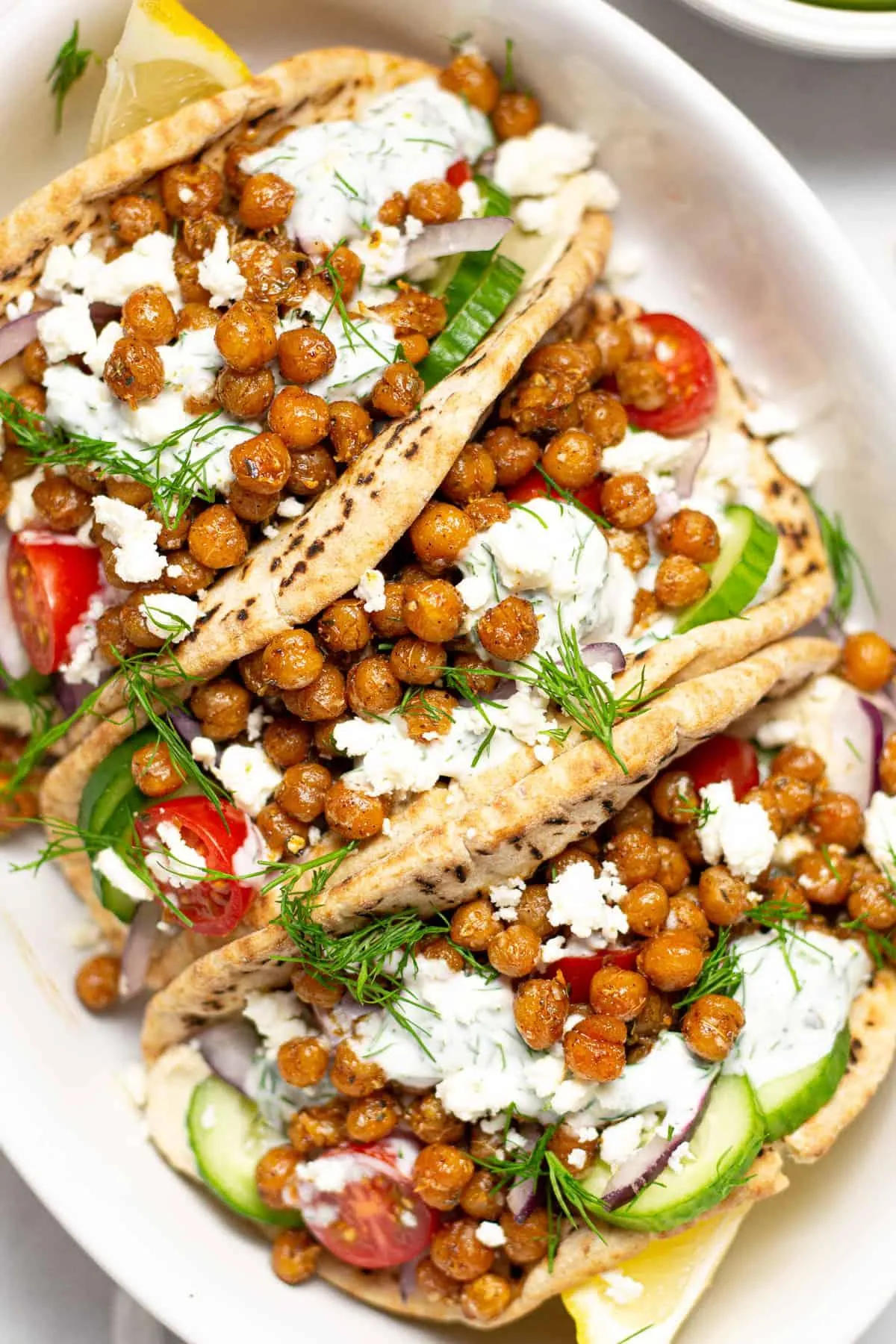 Roasted Chickpea Gyros