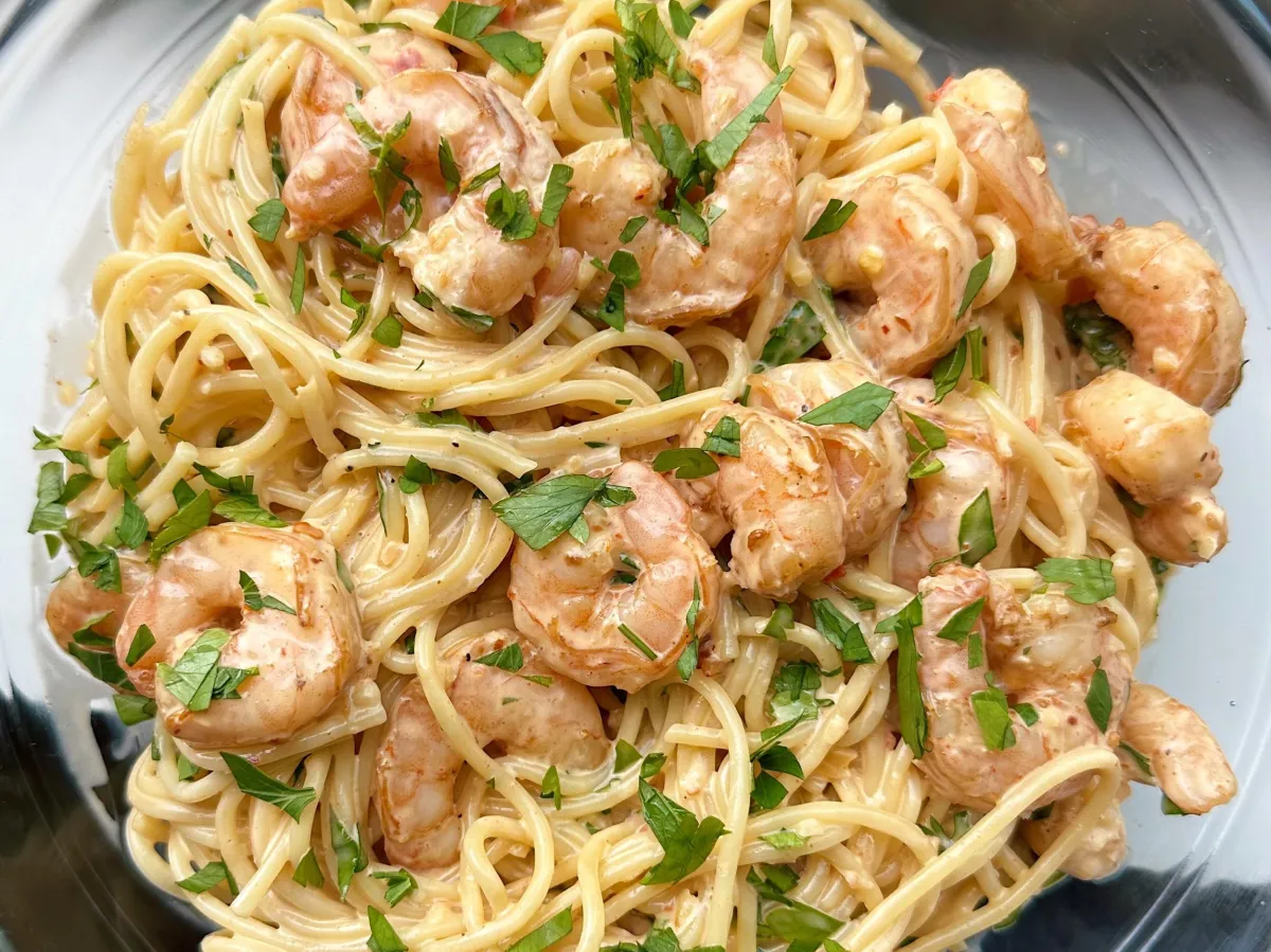 Bang Bang Shrimp Pasta