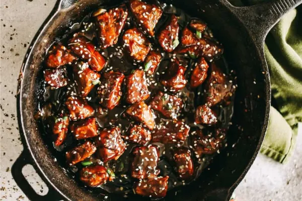 Honey Garlic Steak Bites