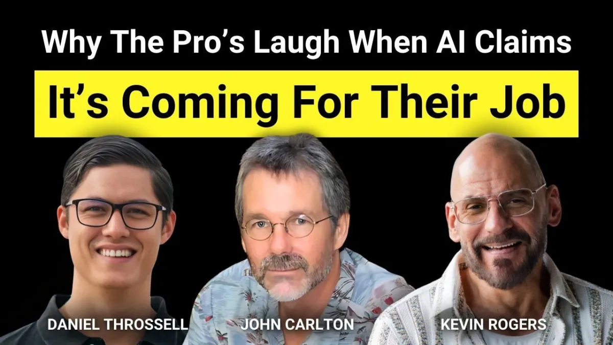 Why The Pro’s Laugh When AI Claims It’s Coming For Their Job