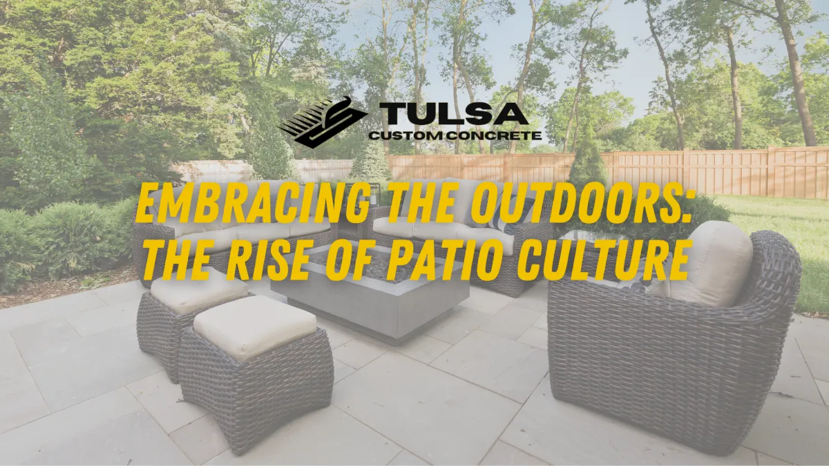 Embracing the Outdoors: The Rise of Patio Culture
