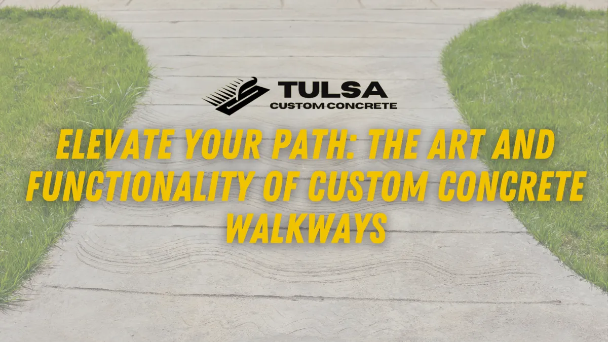 Elevate Your Path: The Art and Functionality of Custom Concrete Walkways