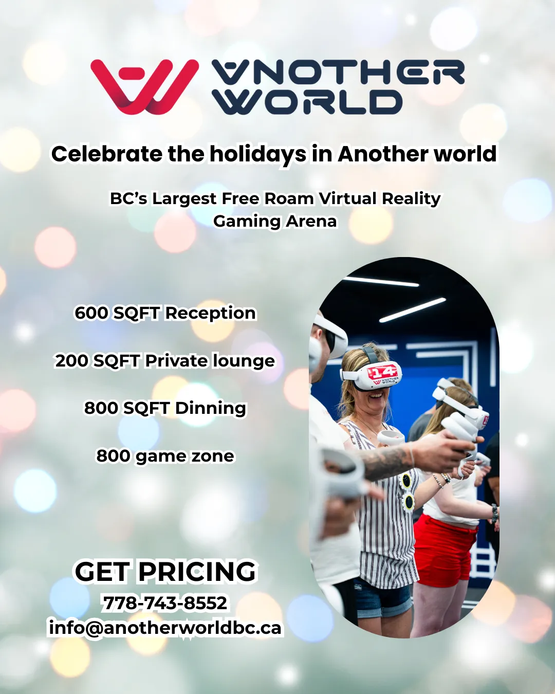 🎄 The Ultimate Corporate Christmas Party Venue in BC – Experience the Holidays in Another World VR