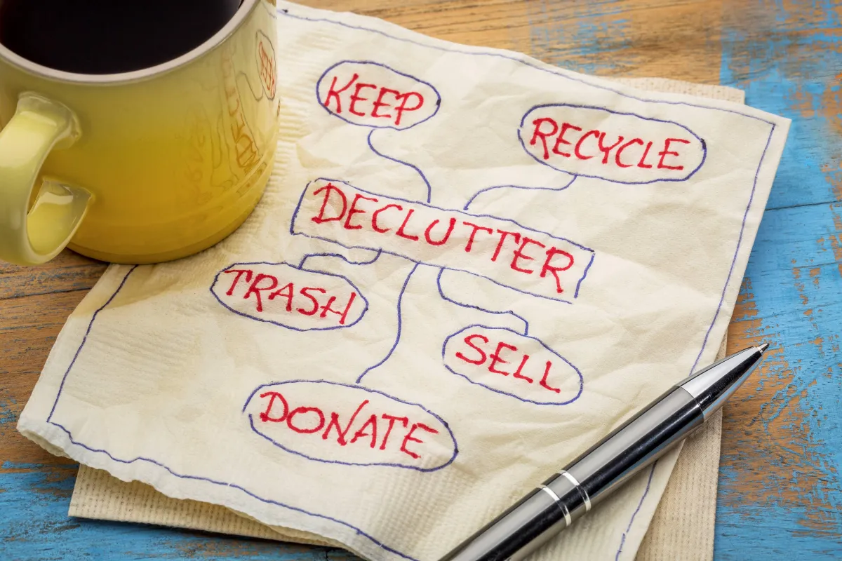 How to declutter your stuff