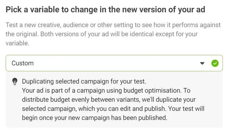 Test test - but watch the spend...