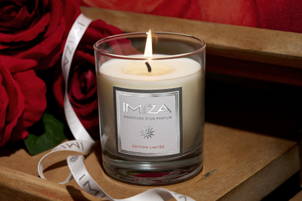 Bougie à l’immortelle Imiza – édition limitée Saint-Valentin