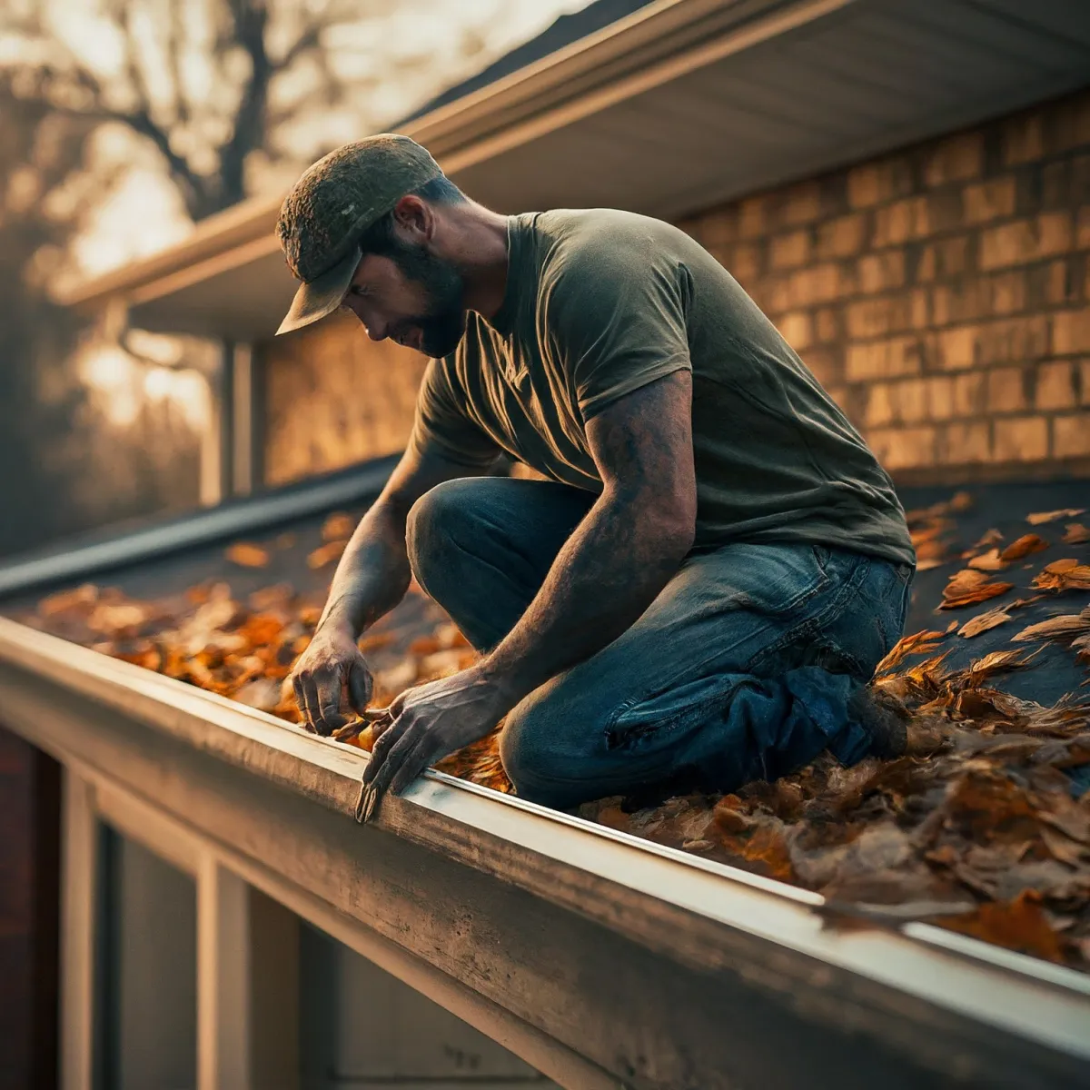 Cleaning Gutters