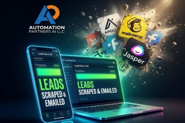 Discover Lead Gen Z AI App by Automation Partners AI LLC. The only all-in-one tool for automated lead scraping, email outreach, and SEO audits that stays live 24/7.