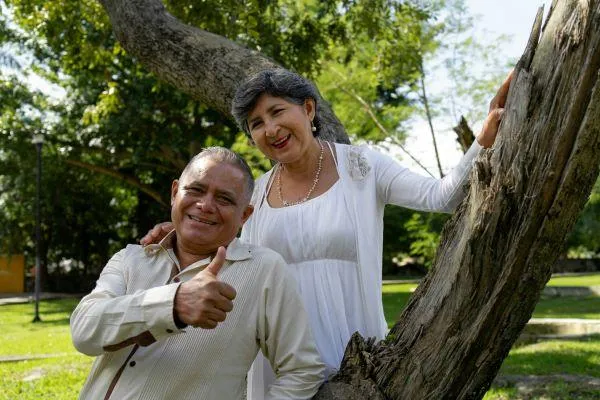 Retired couple, njoying a stress-free, tax-efficient retirement