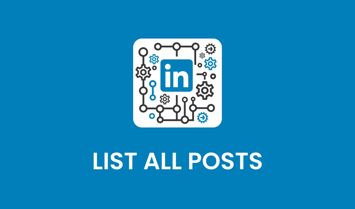 Action: List All Posts