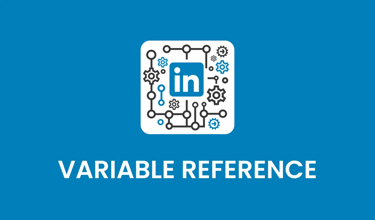 Variable Quick Reference Guide